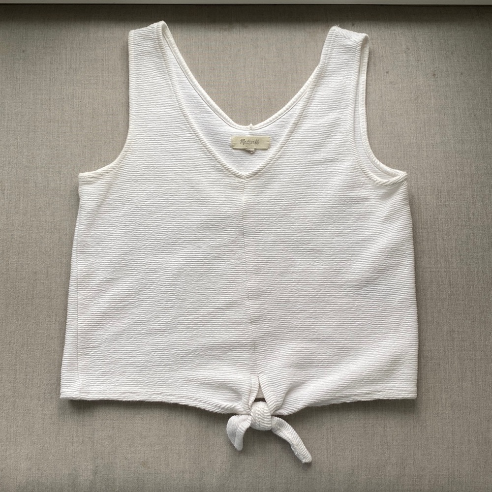 Madewell textured tank size small